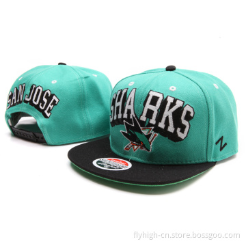 Factory Made Custom Logo 3D Embroidered Flat Caps